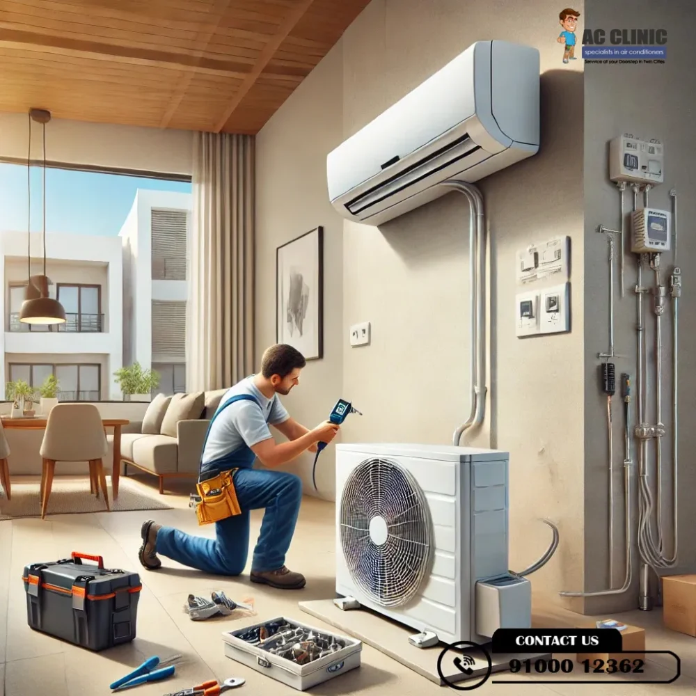 5 important things to know before AC installation in Hyderabad – Professional service by AC Clinic-9100012362