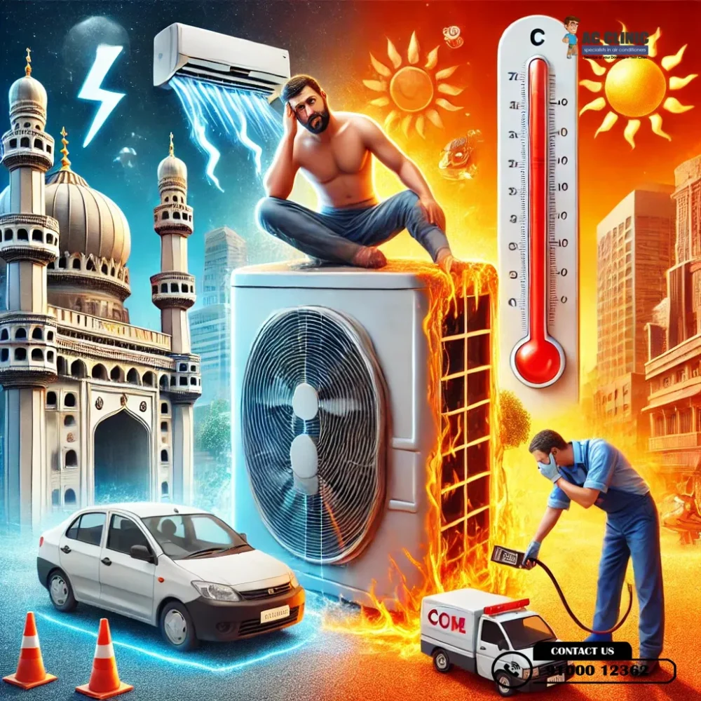 Is your AC overcharged or undercharged? Learn how refrigerant levels affect cooling performance in Hyderabad’s heat. Call AC Clinic at 9100012362 for expert AC services.