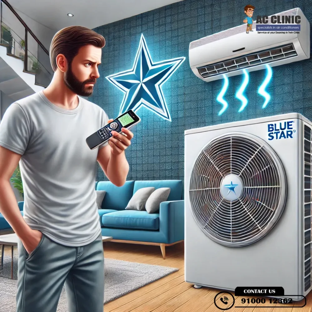 Blue Star AC not cooling after installation – Troubleshooting tips by AC Clinic. Call 9100012362 for expert AC service.