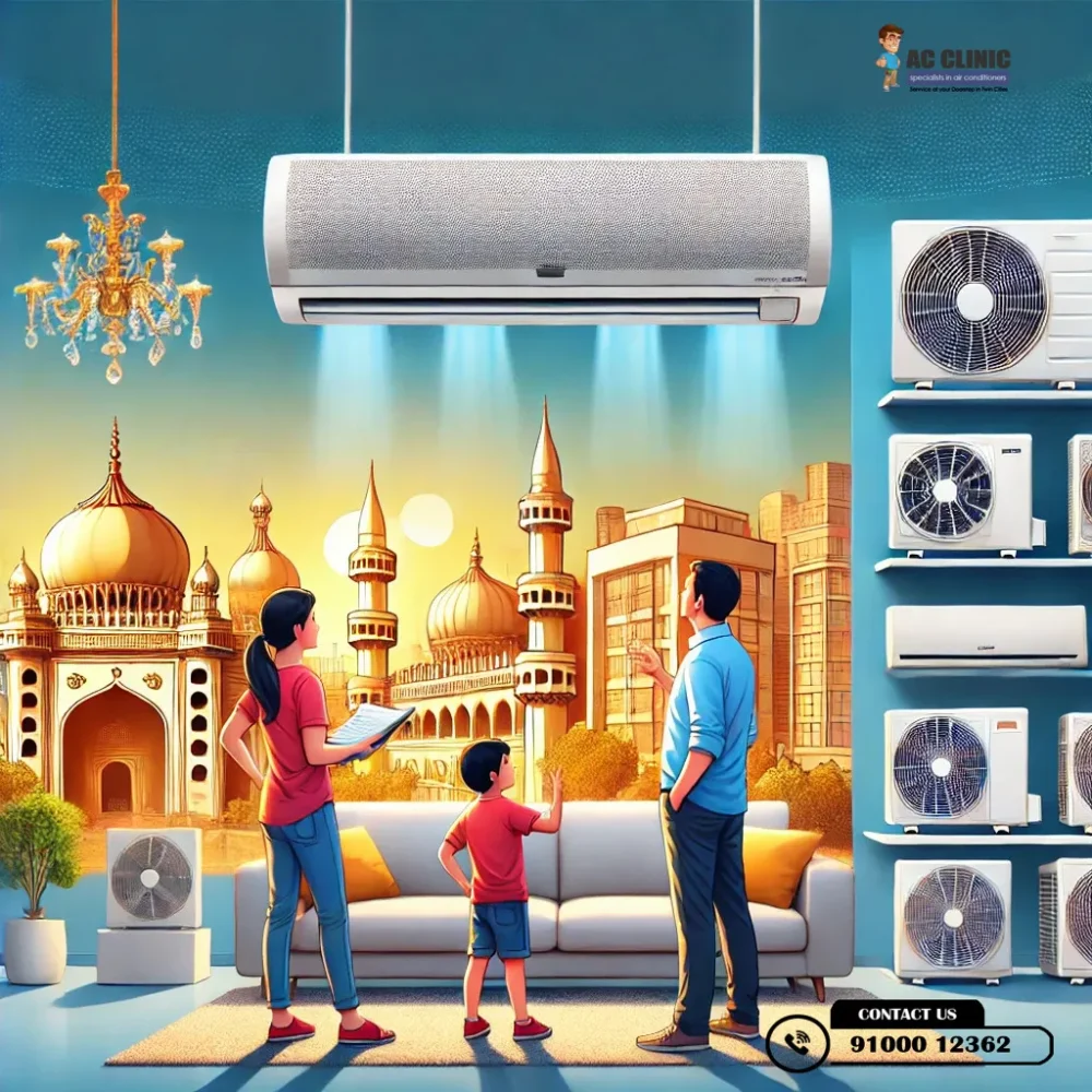 Choosing the right air conditioner for Hyderabad's hot climate AC Clinic expert guide
