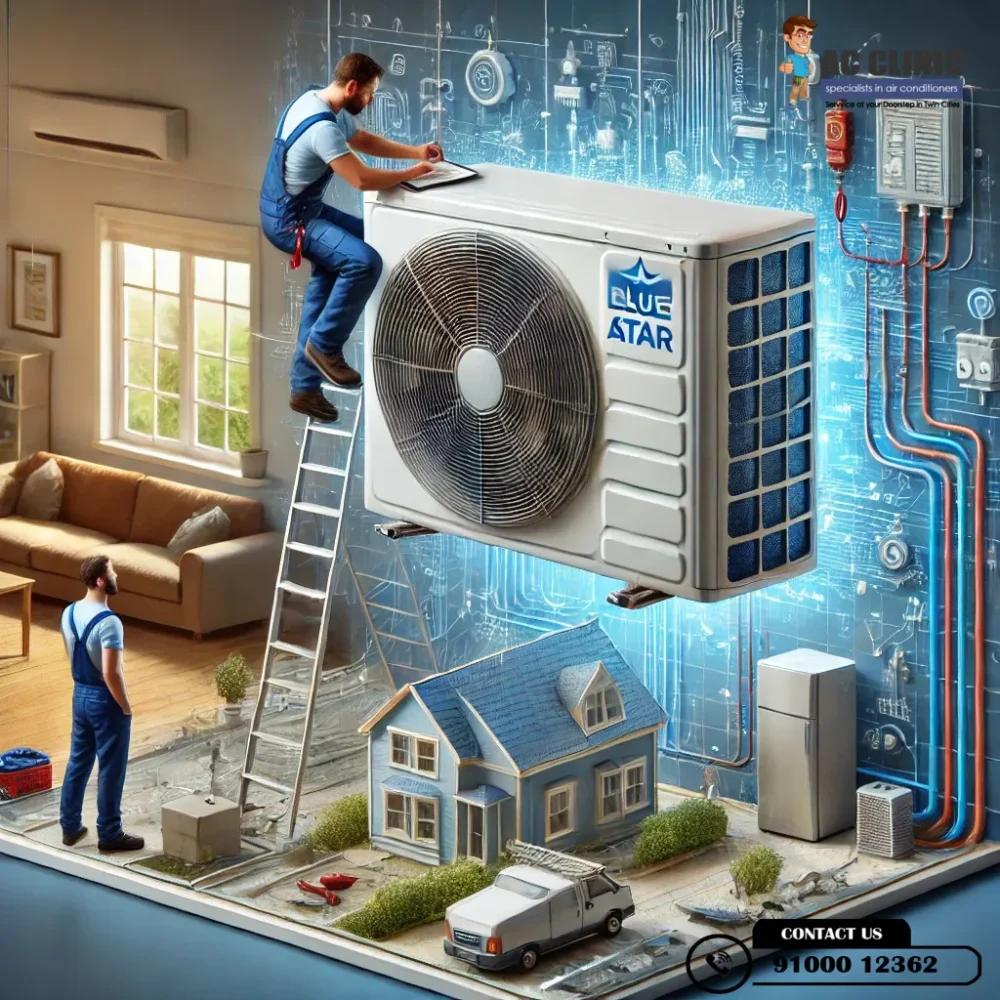 Common Blue Star AC installation problems and how to avoid costly repairs - ACCLINIC 9100012362.