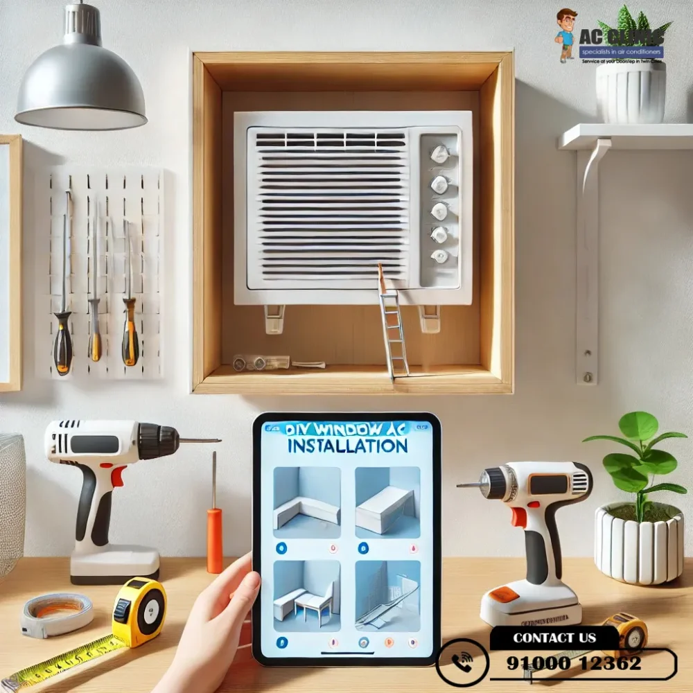 Step-by-step DIY window AC installation guide. Learn how to set up your AC without professional help with tips from AC Clinic. Call 9100012362 for expert support.