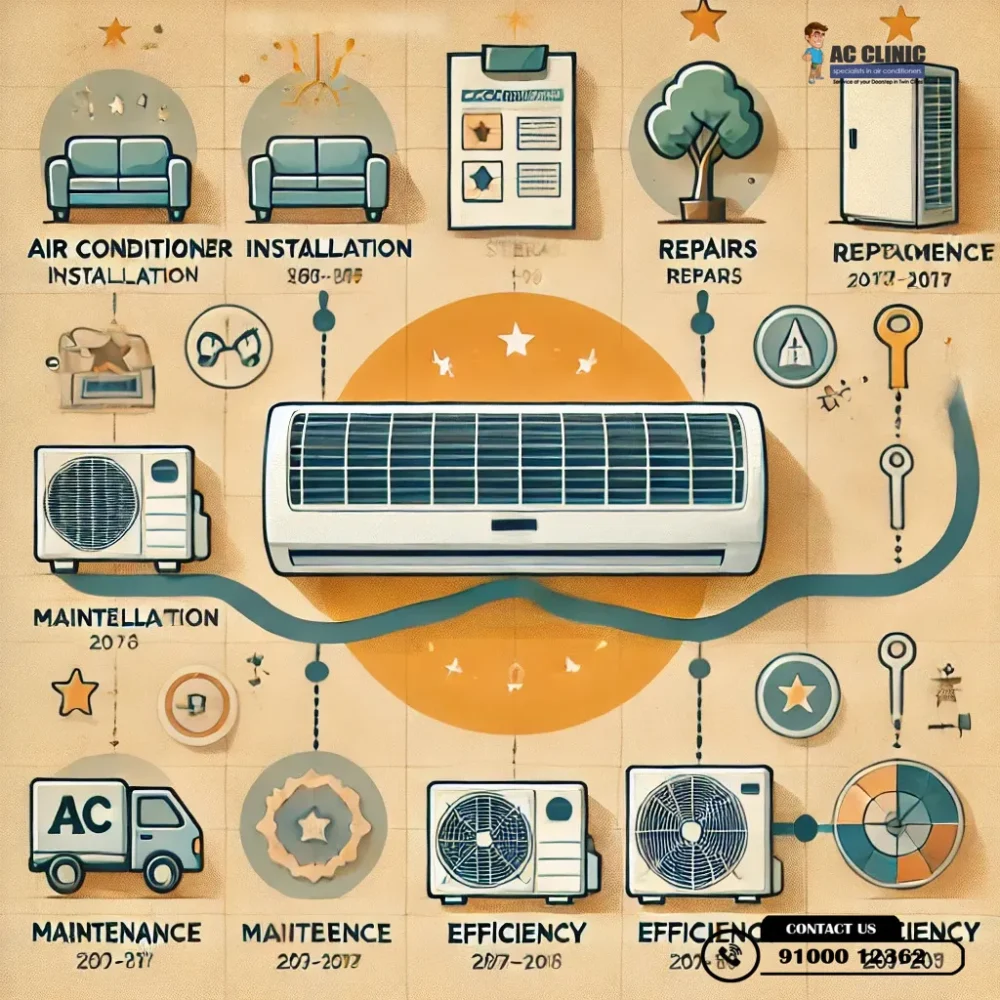 How long should an AC last in Hyderabad? Tips on AC lifespan and maintenance - AC Clinic 9100012362