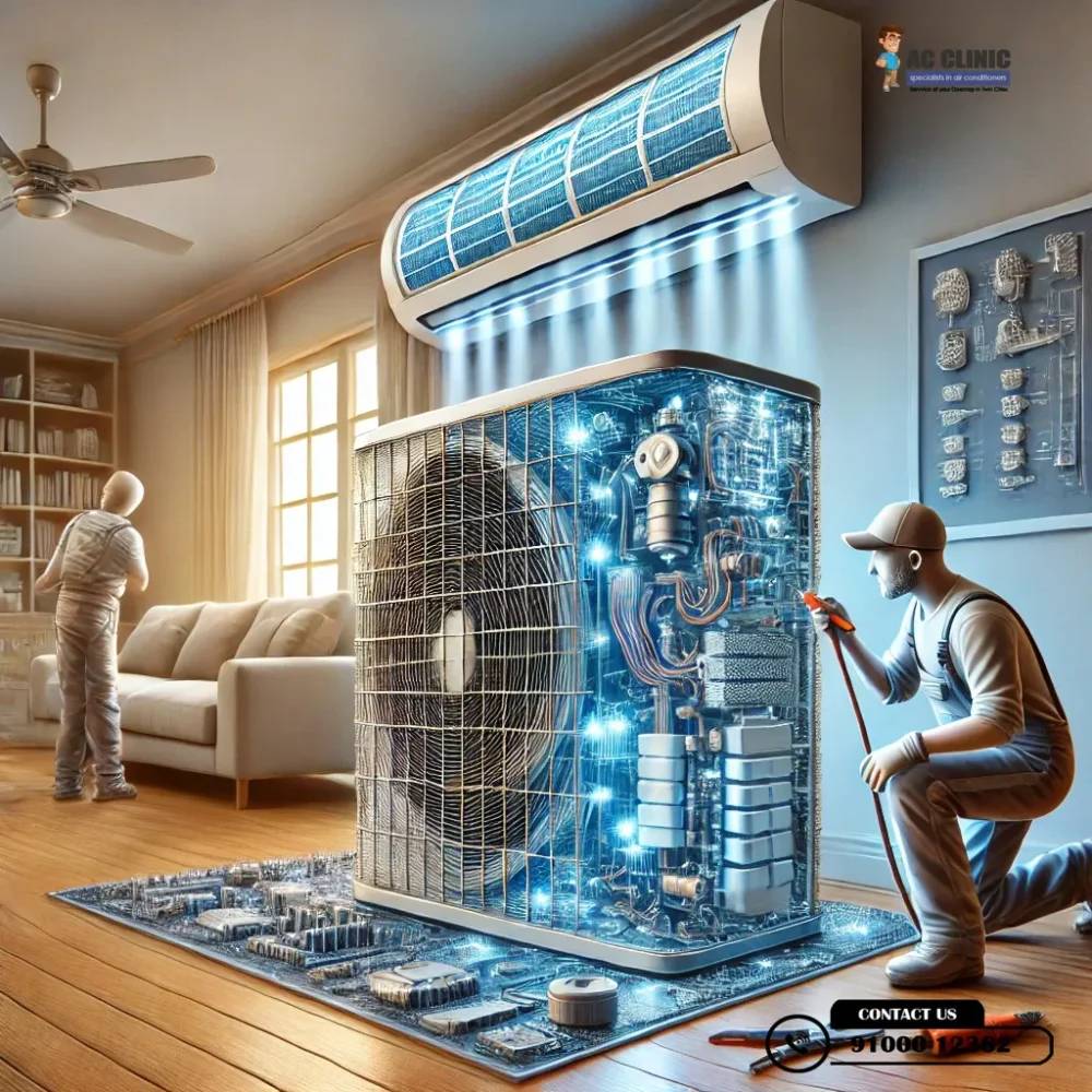 Regular AC maintenance by AC Clinic improves air quality and cooling efficiency in Hyderabad homes. Call 9100012362 for expert service.