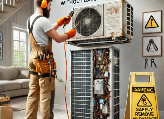 Step-by-step guide on safely removing an old AC unit without damage or hazards - AC Clinic