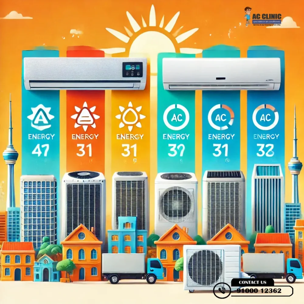 Discover the top 5 air conditioner brands for powerful cooling and energy efficiency in Hyderabad. Expert AC services by AC Clinic. Call 9100012362.