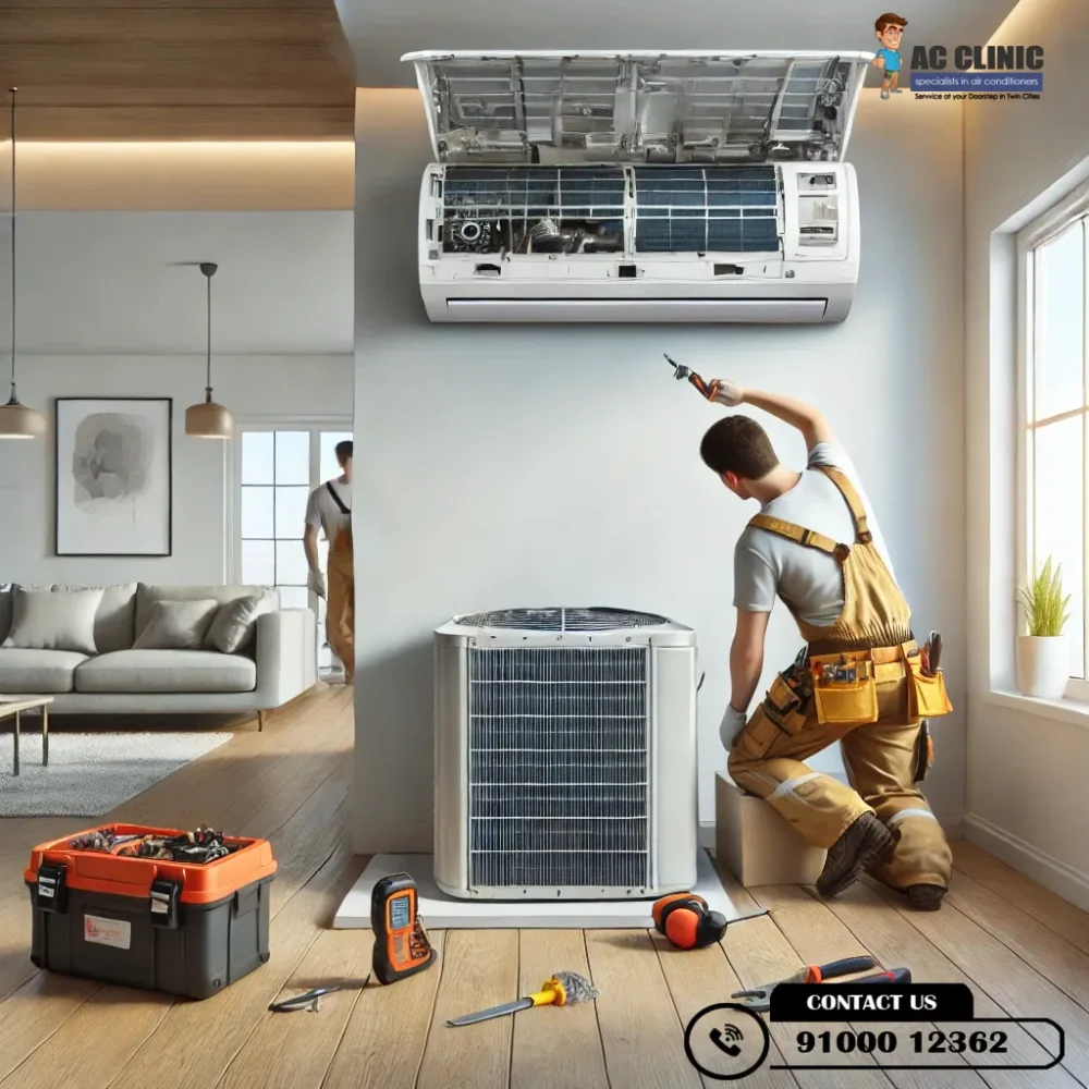 When is the right time to replace your AC? Expert AC replacement tips for homeowners. Contact AC Clinic at 9100012362 for AC services.