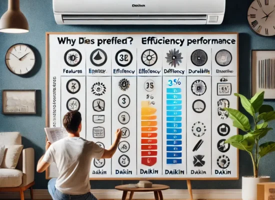 Daikin vs other AC brands: Why Hyderabad homeowners choose AC Clinic for expert installation. Call 9100012362.