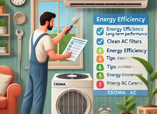 AC maintenance tips for long-term performance and energy efficiency for Croma AC - ACCLINIC