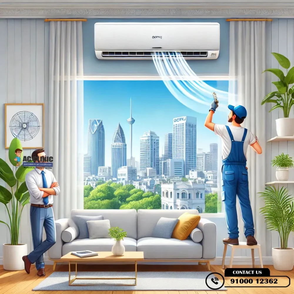 Professional Godrej AC installation in Hyderabad for better indoor comfort and air quality – AC Clinic 9100012362.