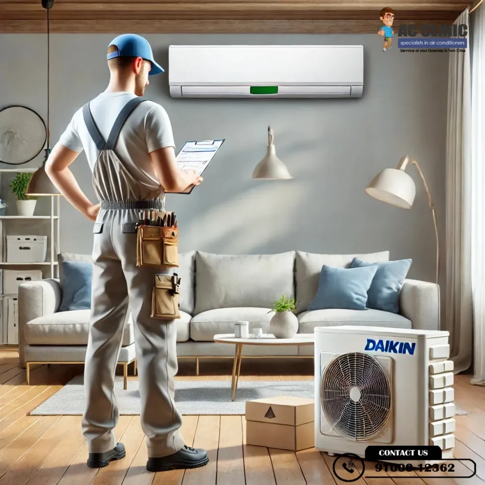 Pre-installation checklist for Daikin AC in Hyderabad homes - ACCLINIC- 9100012362