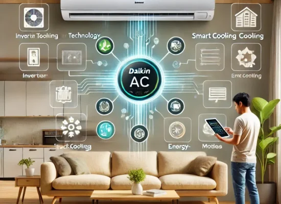 Daikin AC advanced features and installation guide in Hyderabad - ACCLINIC 9100012362.