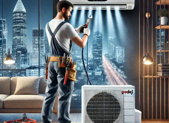 Expert Godrej AC installation services by AC CLINIC in Hyderabad – Reliable and affordable setup. Call 9100012362.
