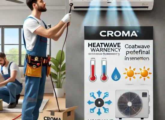 Professional Croma AC installation in Hyderabad by AC Clinic - Call 9100012362 for expert AC services.